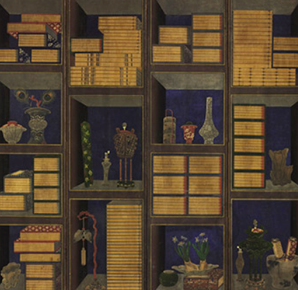 Korean-style still-life suitable for Chaekgeori symbolism